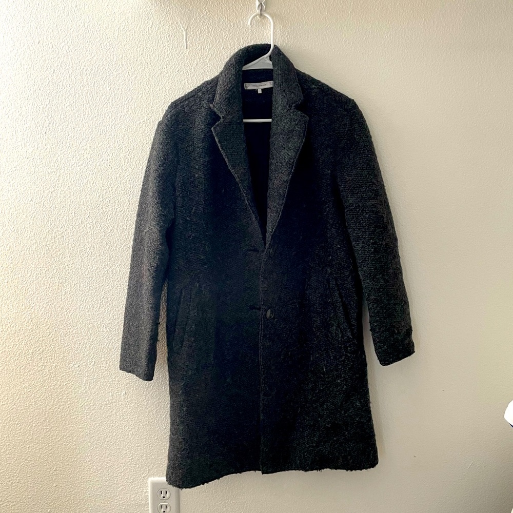 Charcoal Wool Coat